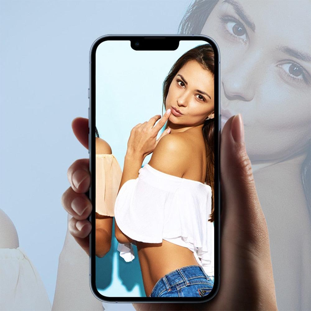 3D Protective Glass Camera Protector Cover For iPhone 13 Pro Max i Phone 13Pro 13 Mini Rear Lens Metal Ring Protect Camera Lens Case Individual Metal Scratch Resistant HD Clear Case Tempered Glass Camera Case