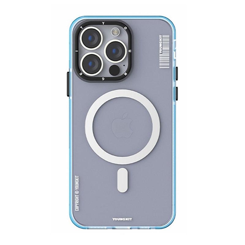 Cover Iphone 13 14 Pro Max Case Trend Magnetic Wireless Charging Cell Phone Iphone Anti-drop Case Smartphone Magnetic Case Designed For Iphone