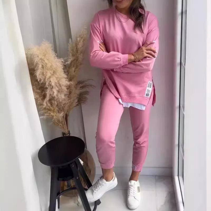 Effortless Chic Women's 2 Piece Hoodie Set