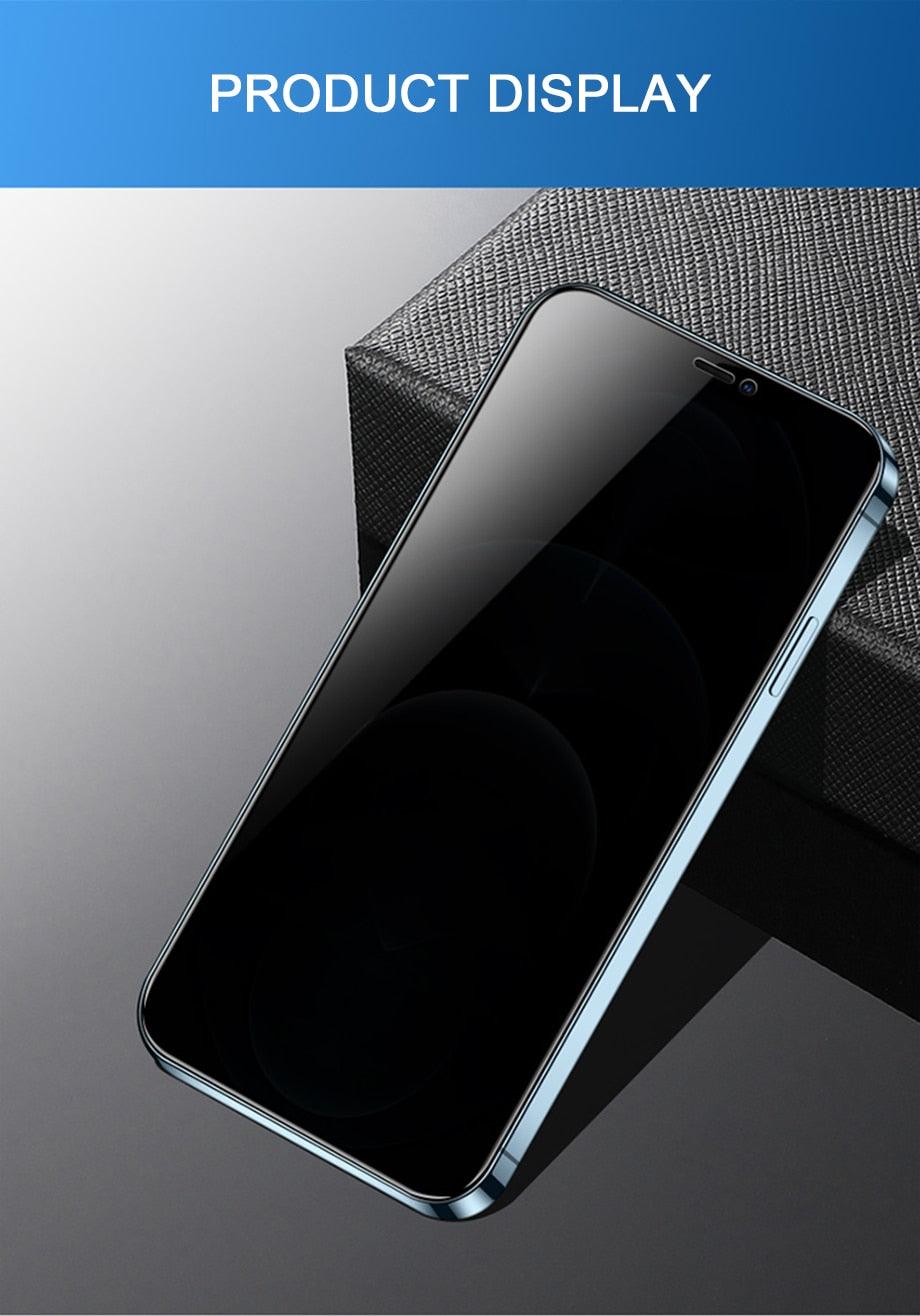 3PCS Privacy Protective Glass For iPhone 11 12 13 14 Pro Max Anti Spy Tempered Glass on iPhone Xs Max X XR Screen Protector Film Privacy Screen Protector for iPhone