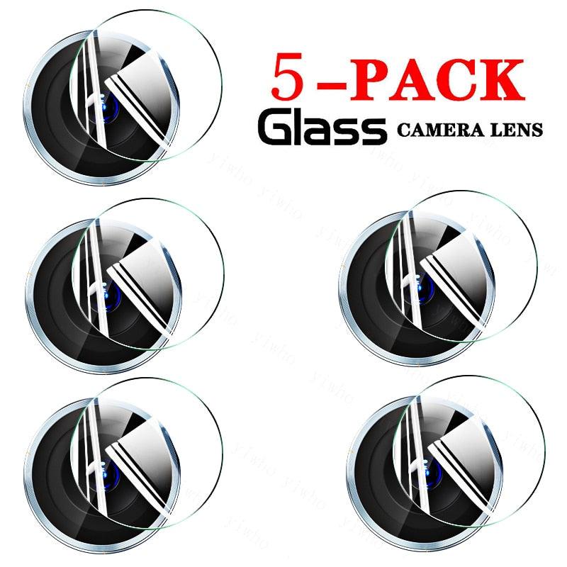 5PCS Tempered Glass For iphone 13 Pro Max Mini Camera Lens Protectors Film For 12 11 se3 se 2022 2020 6 7 8 plus Tempered Glass Camera Protector Case Friendly Camera Lens Protector For iPhone