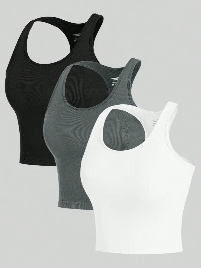 Breathable Seamless Yoga Tanks for Women