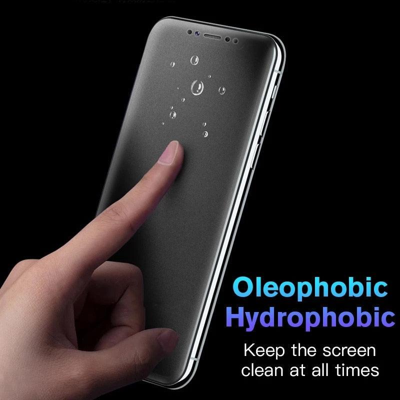 4pcs Matte Film For Iphone 11 12 13 Pro Max Mini Frosted Screen Protectors For Iphone X Xr Xs Max 6 6s 7 8 Plus Se Anti Glare Matte Finish Anti-fingerprint Film