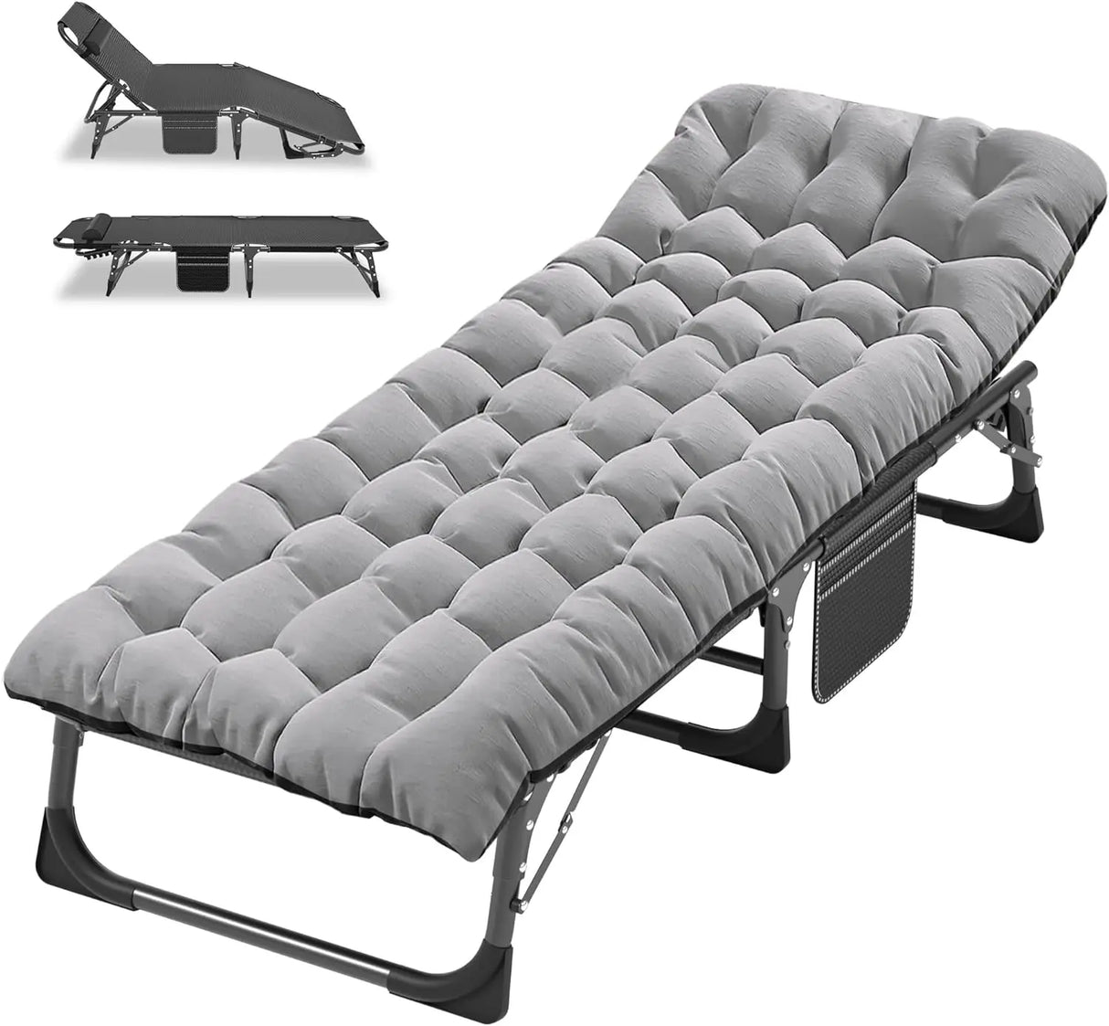 Comfortable Camping Cot with Durable Oxford Fabric