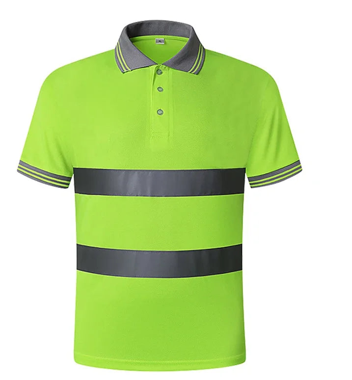 Men's Safety Vest Reflective Fluorescent Yellow Workwear