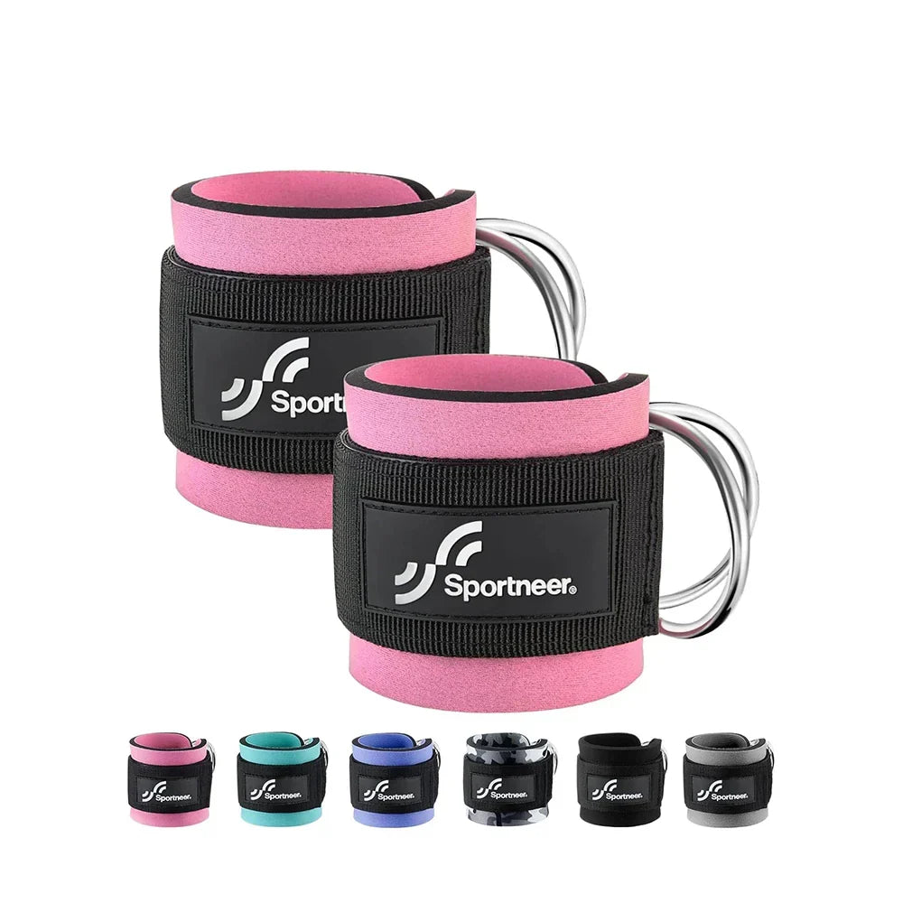 Adjustable Ankle Straps for Leg Glute & Core Workouts