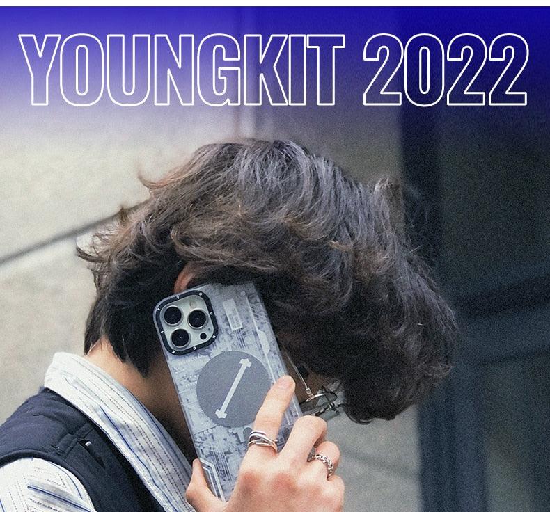 Cover Iphone 13 14 Pro Max Case Trend Magnetic Wireless Charging Cell Phone Iphone Anti-drop Case Smartphone Magnetic Case Designed For Iphone