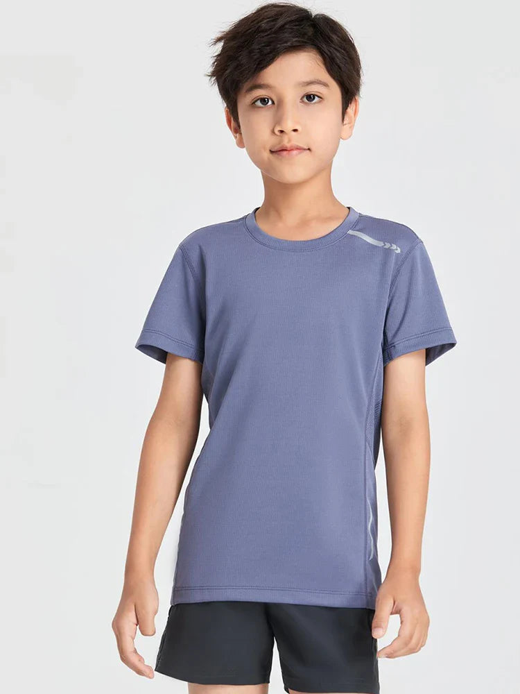 Lightweight Breathable Kids' Running Tee