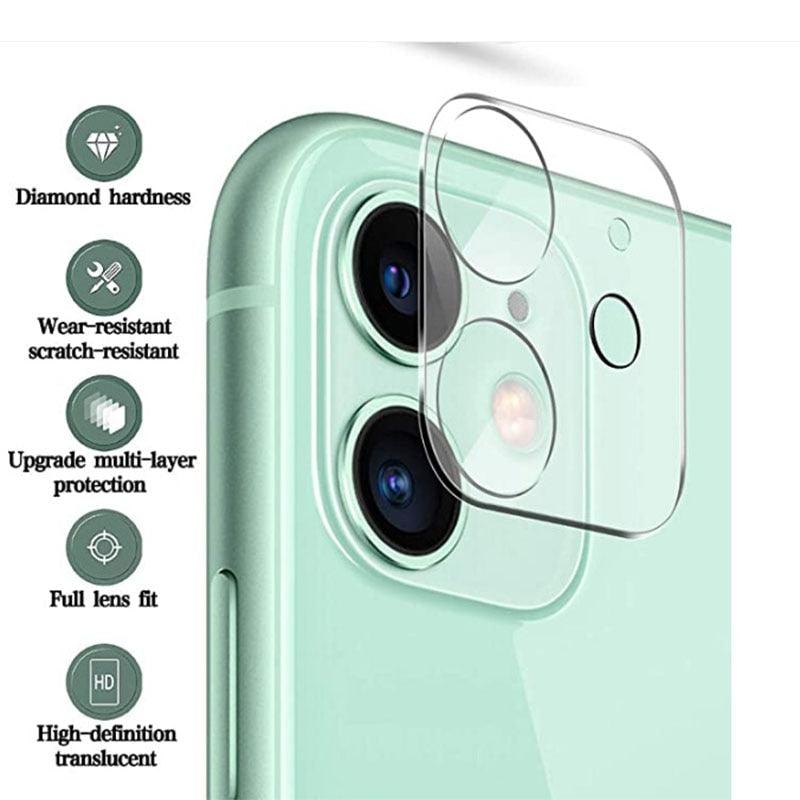 3PCS HD Camera Lens Protector For New iPhone 14 13 12 Pro MAX Tempered Glass Cover Anti-Spy Tempered Glass Film Camera Lens Protector Tempered Glass