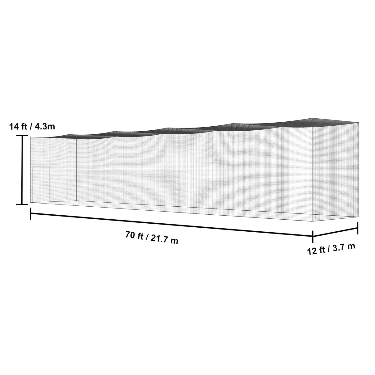 Baseball Pitching & Batting Cage All in One Training Solution