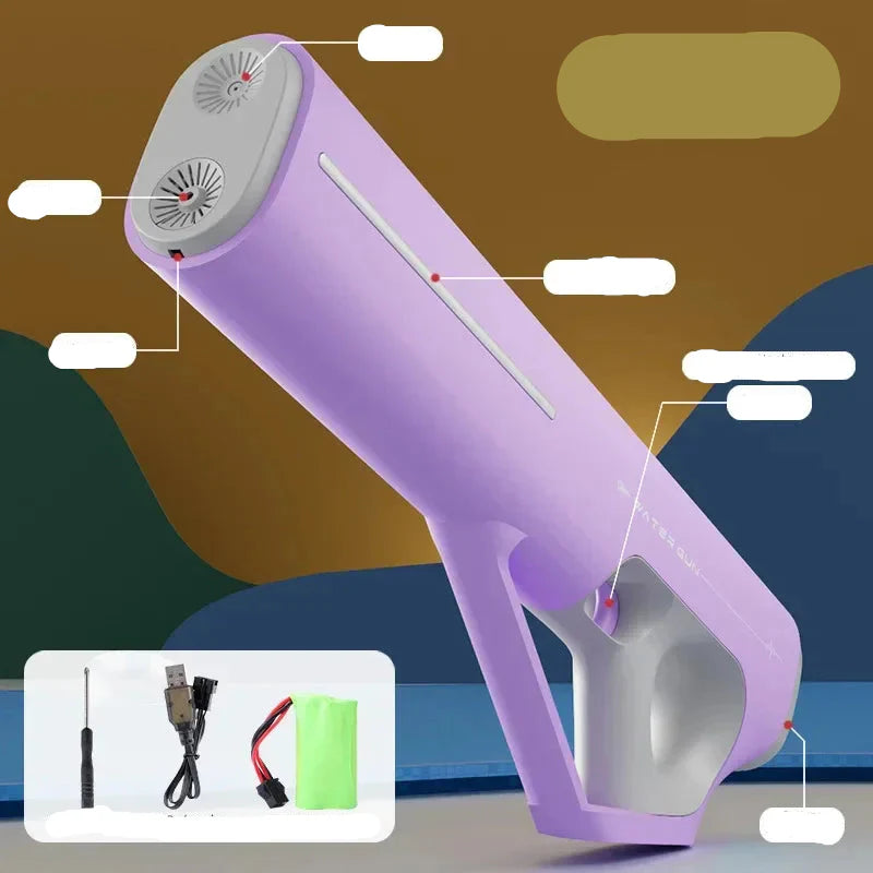 High-Pressure Automatic Water Gun with LED Lights