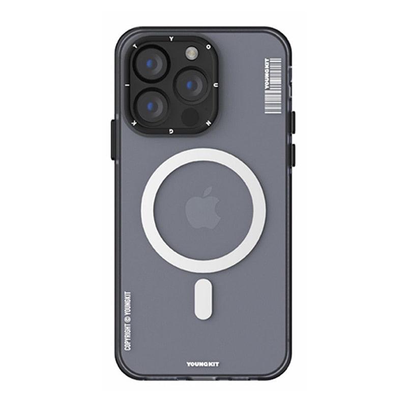 Cover Iphone 13 14 Pro Max Case Trend Magnetic Wireless Charging Cell Phone Iphone Anti-drop Case Smartphone Magnetic Case Designed For Iphone