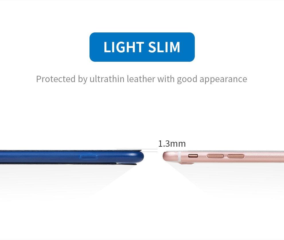 Ultra Thin Slim Case For iPhone 13 12 Case 6S 7 8 Plus X XR XS Max Flip Leather Cover For iPhone 12 11 Pro Max Case Leather Extra Slim Phone Case With Stand Function