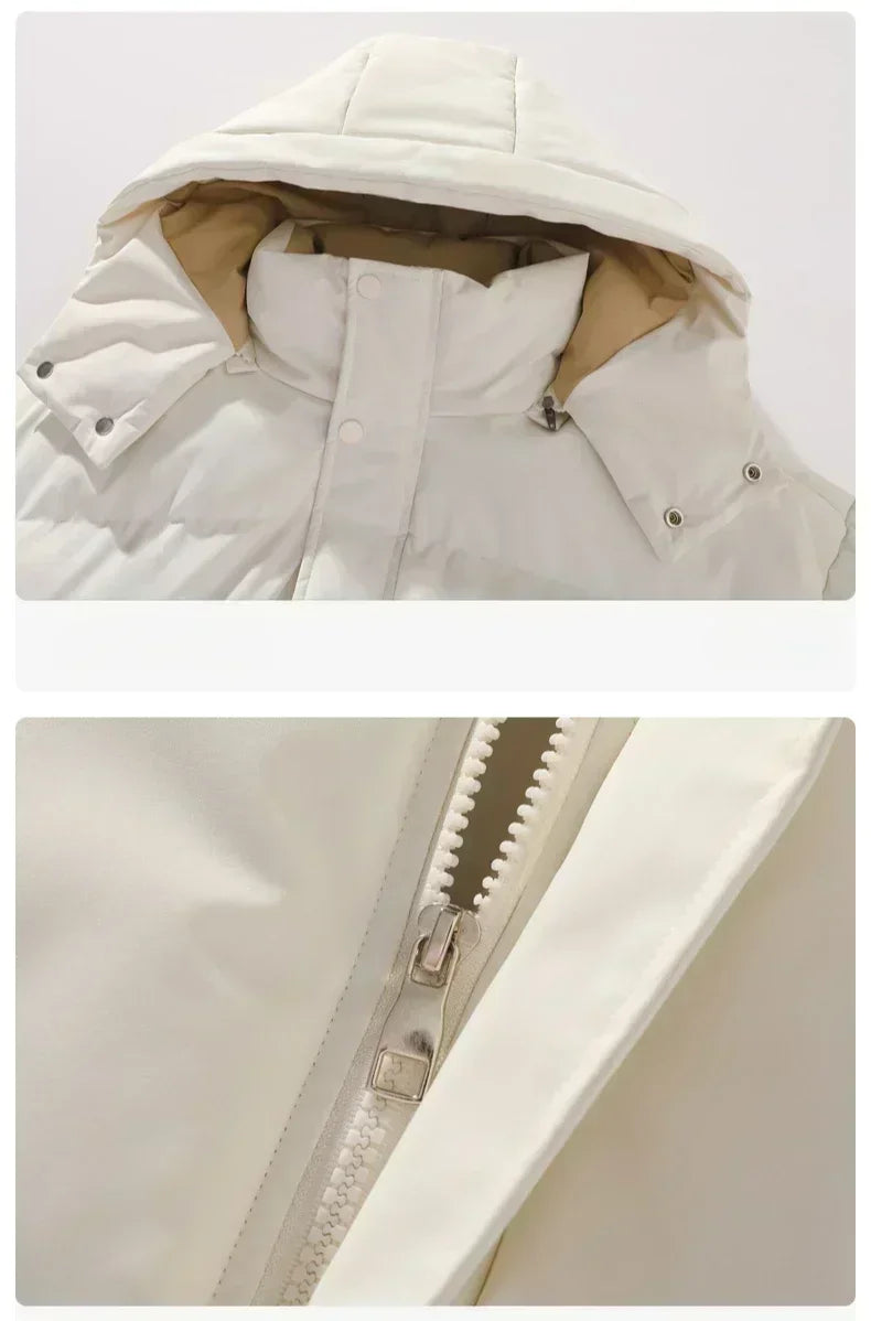 Versatile Winter Wear Detachable Hood Jacket