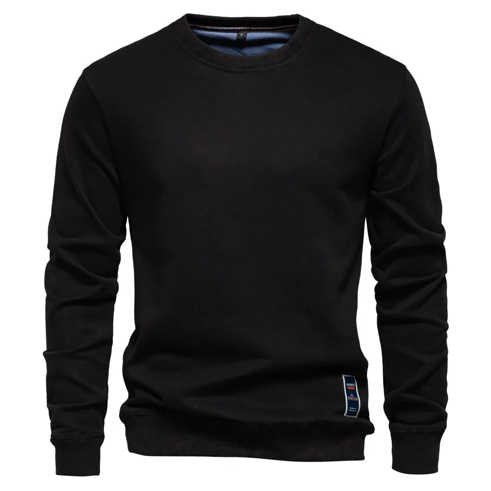 Men's Cotton Blend Crewneck Sweatshirt Casual and Comfortable
