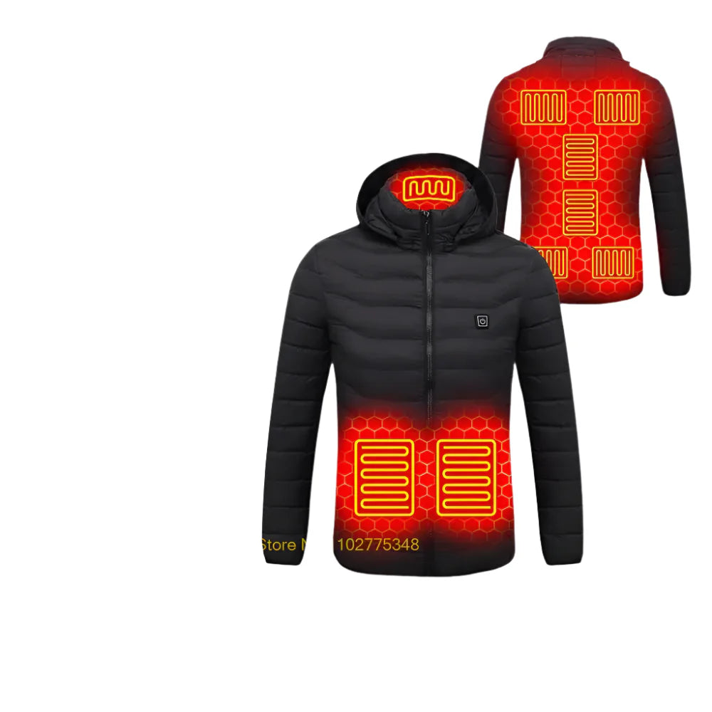Heated Jacket for Men & Women USB Electric Winter Coat