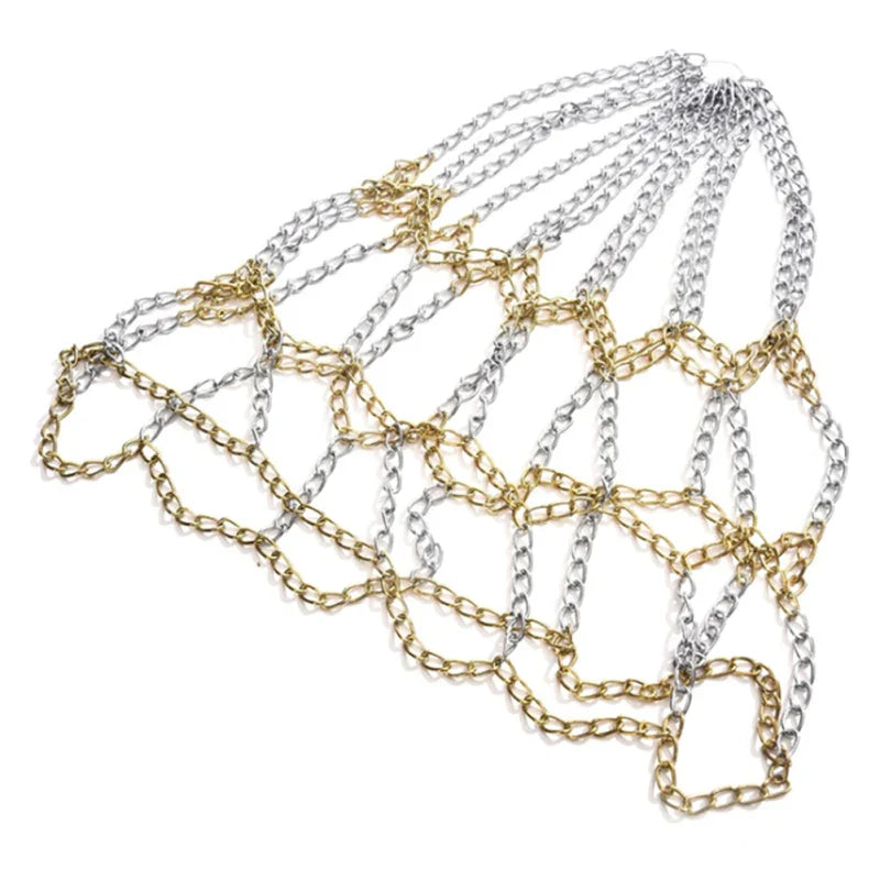 Heavy-Duty Basketball Target Net Outdoor Steel Chain