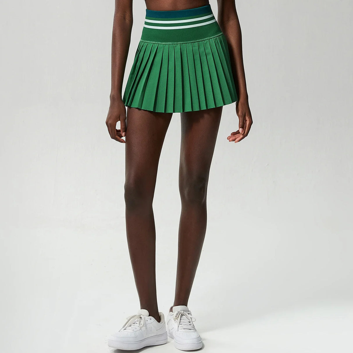 Women's Summer Sports Skort High Waisted Pleated 2 in 1