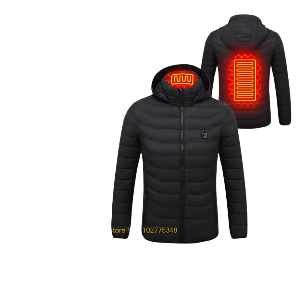Heated Jacket for Men & Women USB Electric Winter Coat
