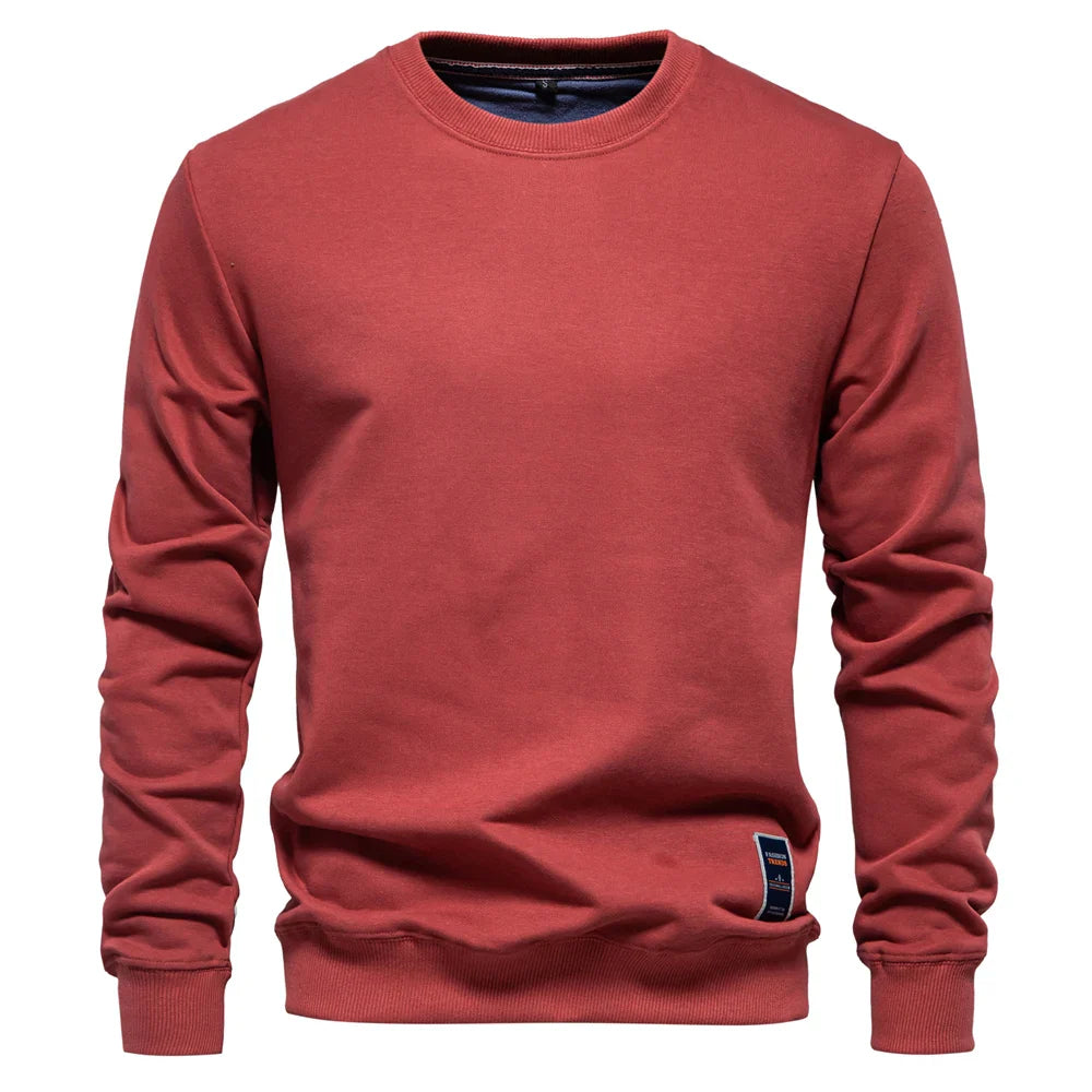 Men's Cotton Blend Crewneck Sweatshirt Casual and Comfortable