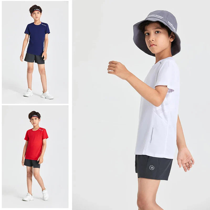 Lightweight Breathable Kids' Running Tee
