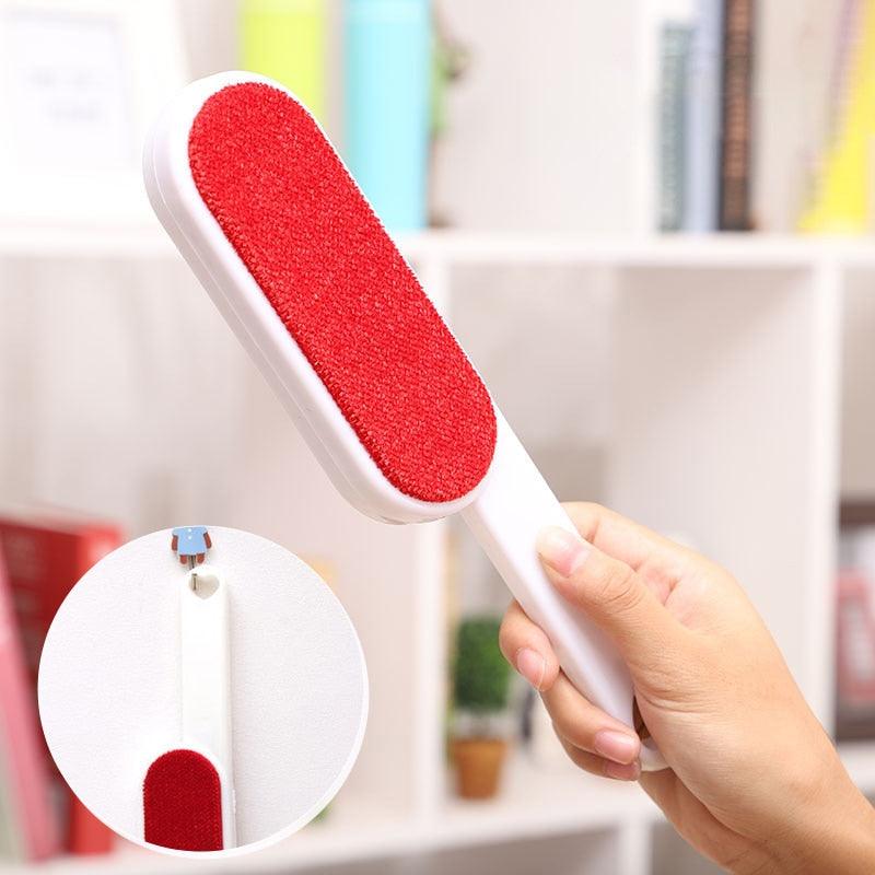 Pet Hair Remover Lint Rollers Brushes Clothes Hairball Remover Brush Dust Sticky Cleaner Fur Clean Pet Hair Tools Reusable Pet Hair Remover with Self-Cleaning Base Pet Hair Double Sided Brush