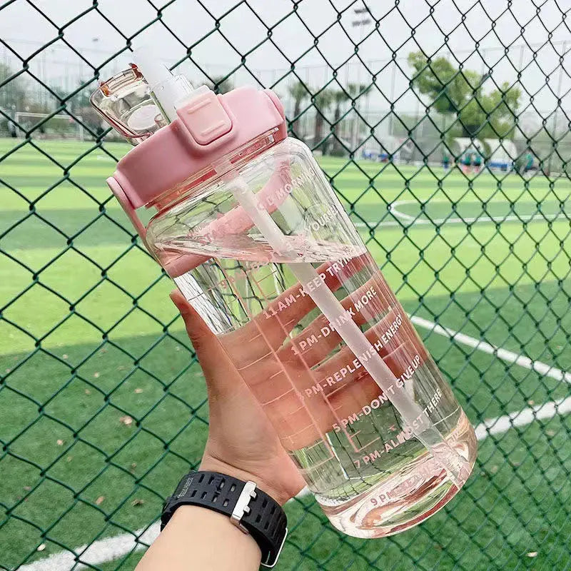 Portable Water Jug with Time Marker Stay Motivated