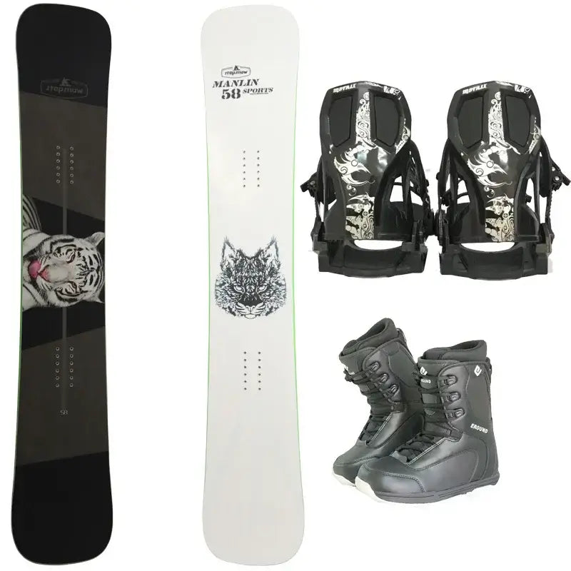 Kids' Snowboard Poplar Wood & Fiberglass