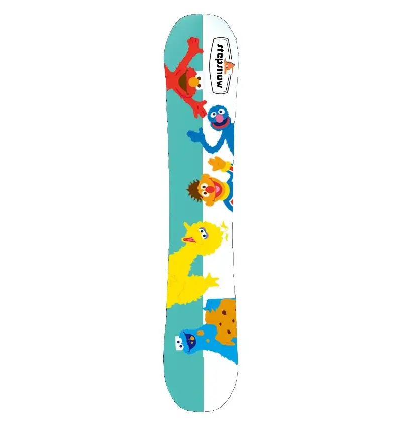 Kids' Snowboard Poplar Wood & Fiberglass