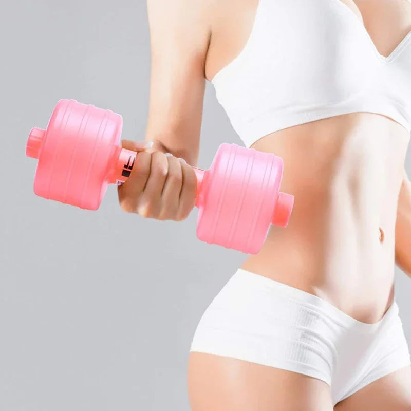 2Pcs 1kg Water Dumbbells for Home Gym Fitness & Workout Equipment