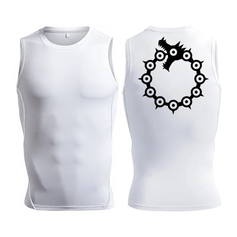 Men's Anime Inspired Compression Tank