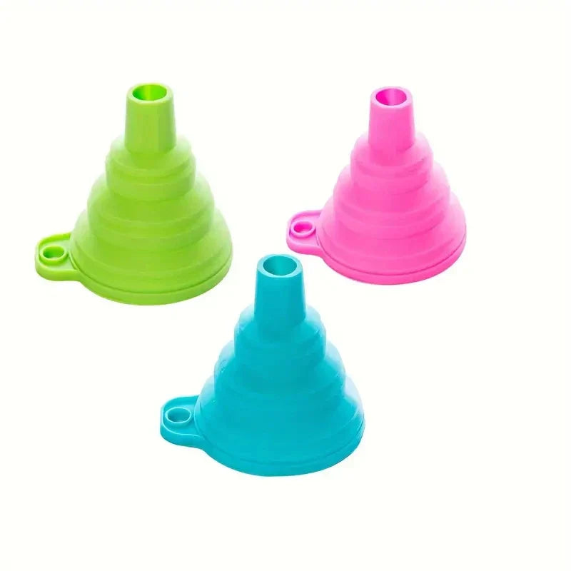 Silicone Collapsible Funnel for Liquid Transfer Kitchen Gadget