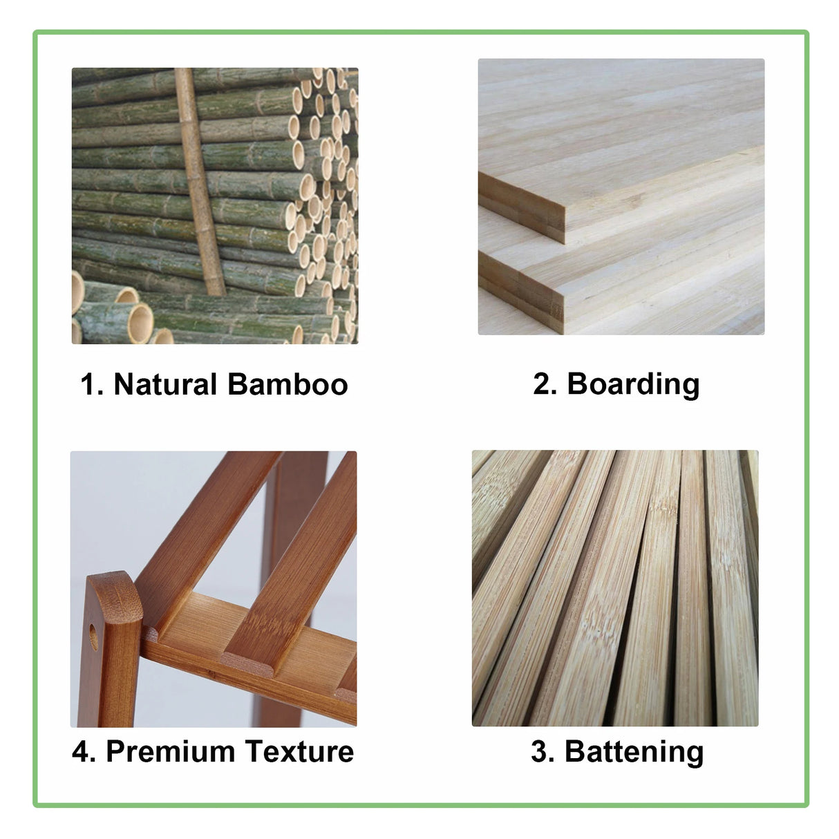 Bamboo Tall Plant Stand Indoor Outdoor Flower Display Shelf Corner Storage Rack