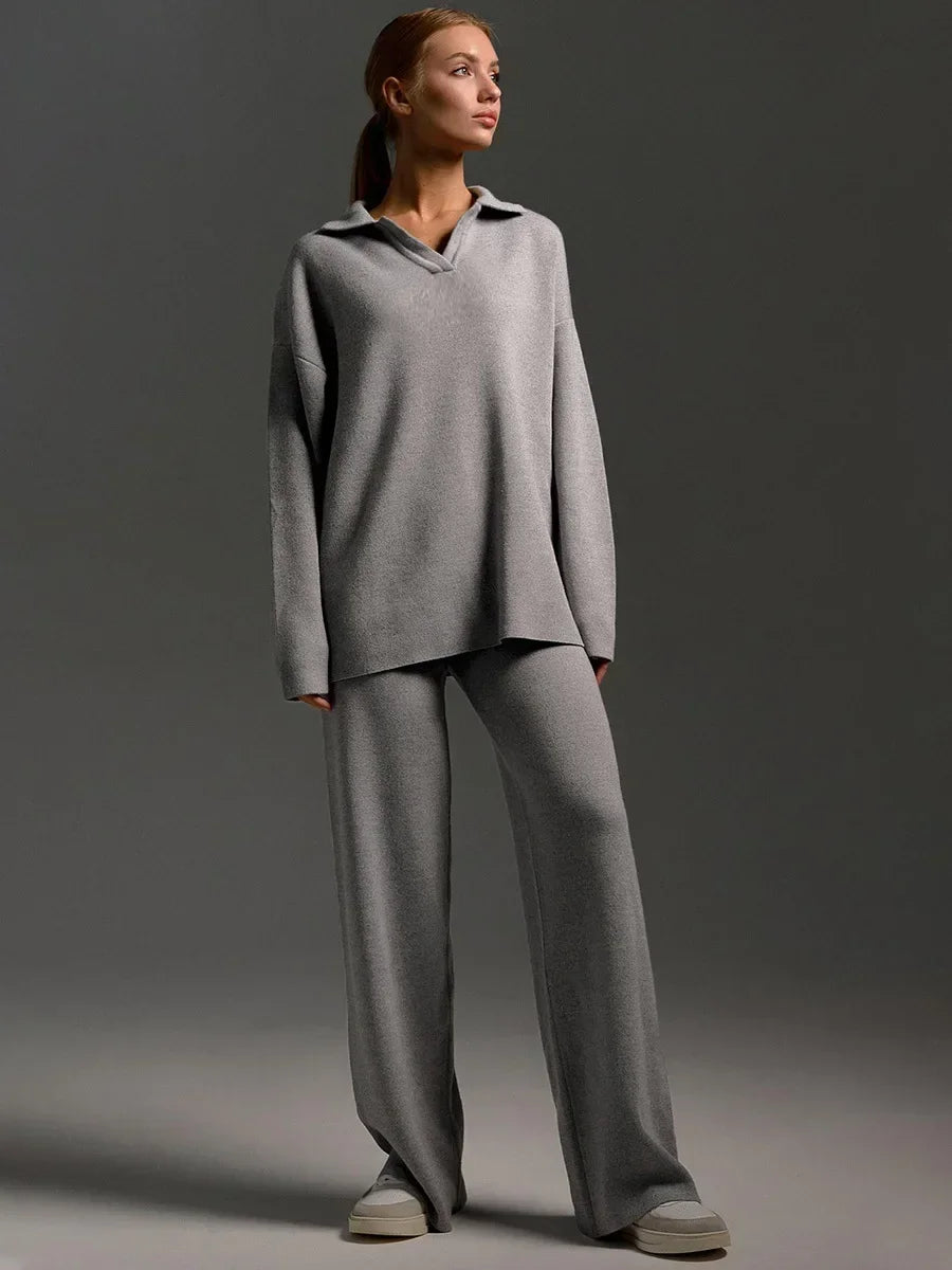 Warm and Chic Soft Knitted Outfit