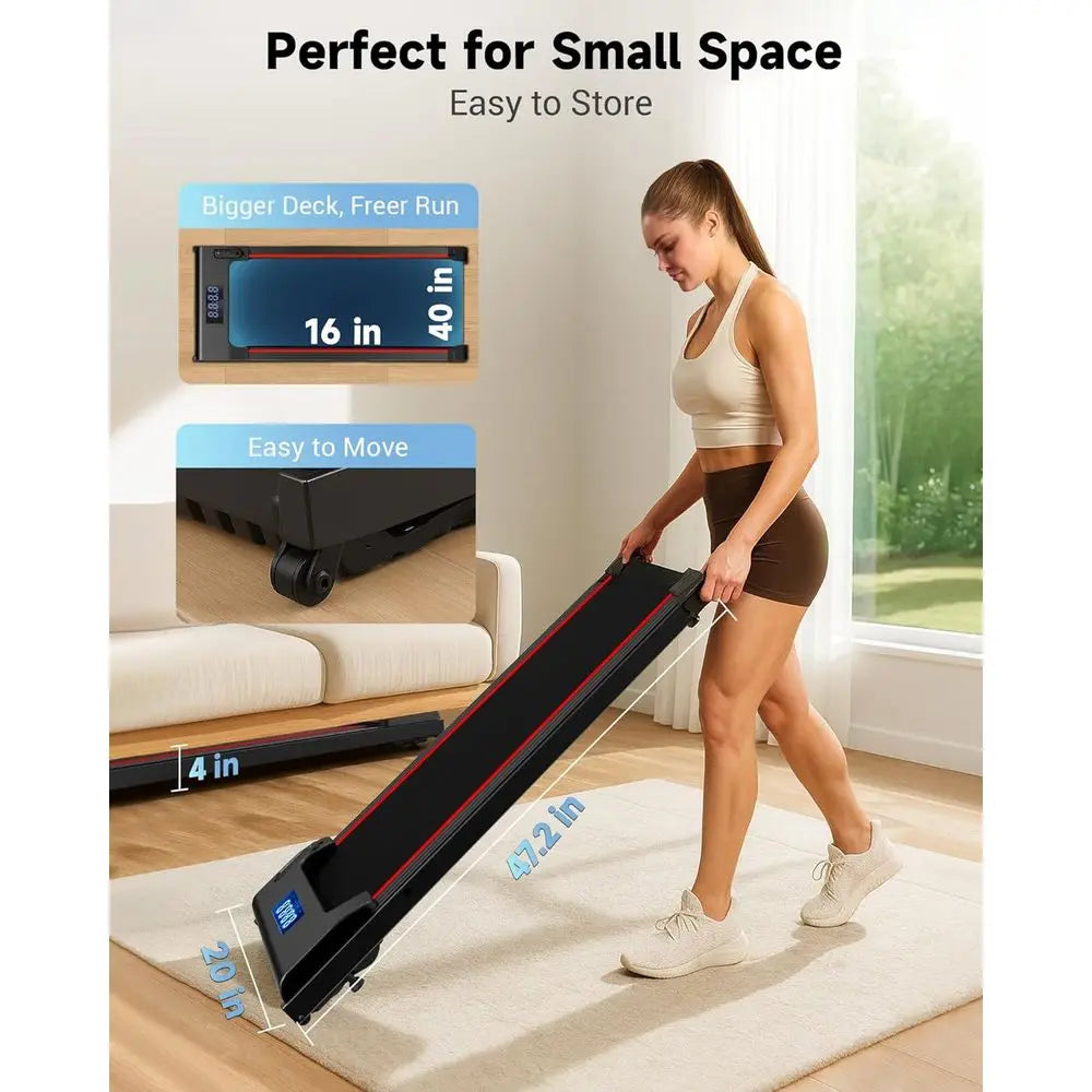 Nilent Under Desk Treadmill: BLDC Core & XL Belt Walking Pad