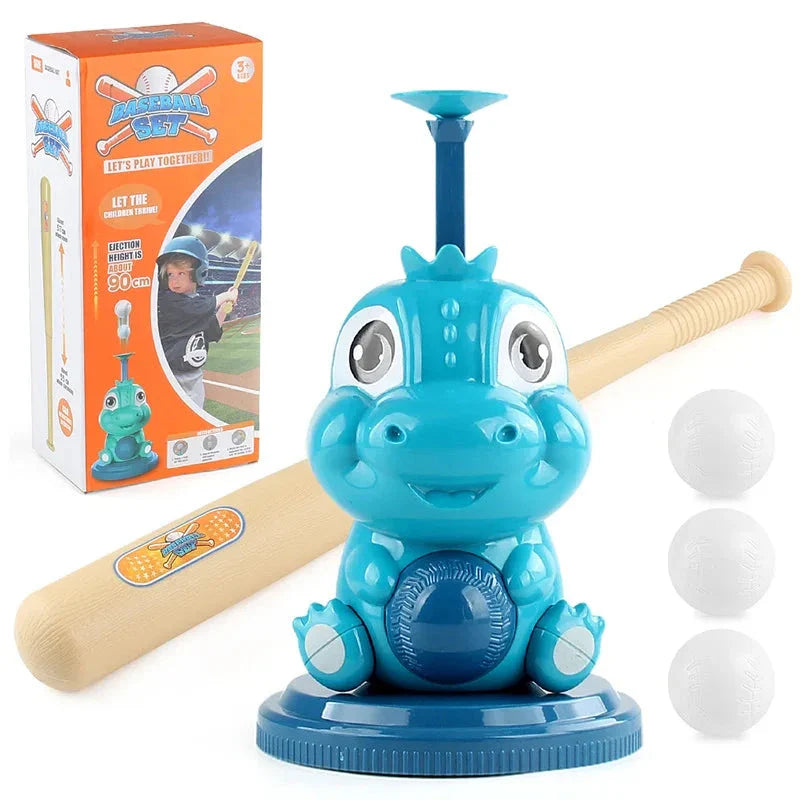 Kids Outdoor Baseball Training Set Pitching Machine