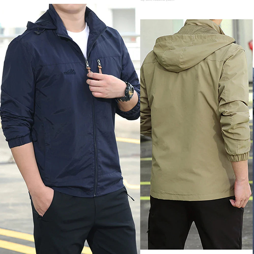 Versatile Outdoor Jacket Military Style Windbreaker