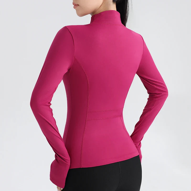 Women's Full Zip Yoga Jacket