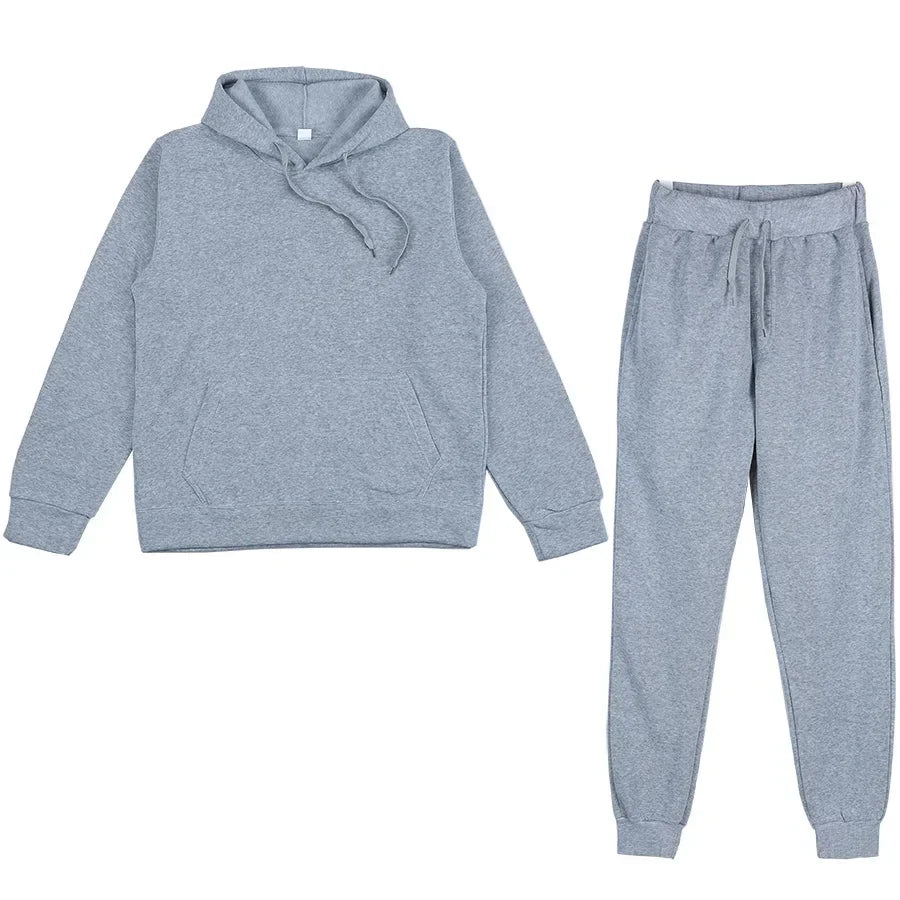 Women's 2-Piece Fleece Sweat suit Sets Perfect for Jogging