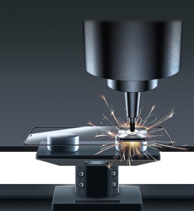 4PCS Full Cover Protective Glass For iPhone 13 12 11 Pro Max Screen Protector For iPhone 6 7 8 Plus X XR Xs SE 2020 Mini Glass Full Glue Big Curved Edge Flexible Tempered Glass for iPhone