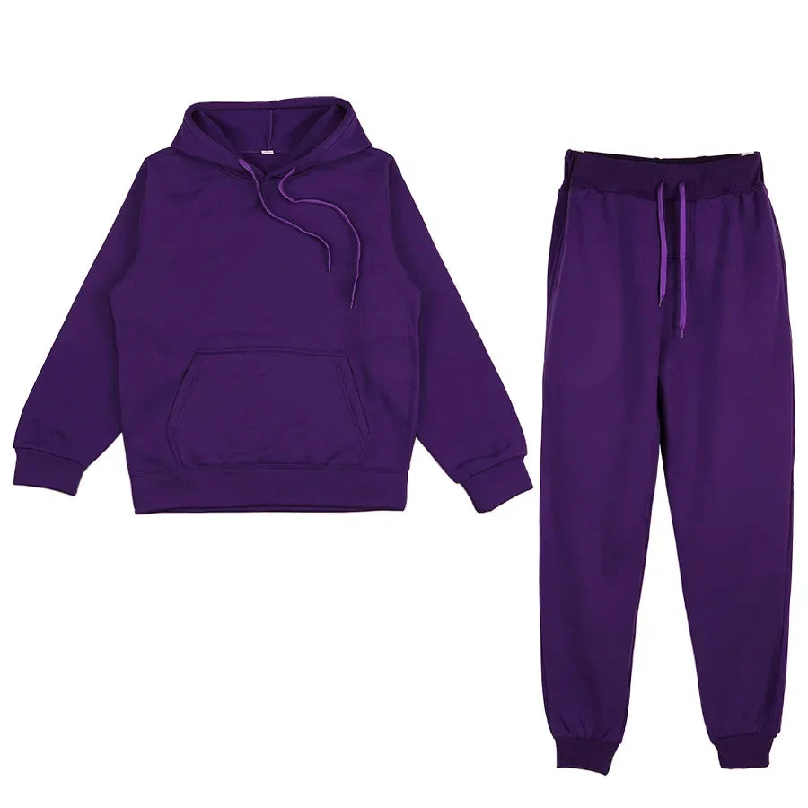 Women's 2-Piece Fleece Sweat suit Sets Perfect for Jogging