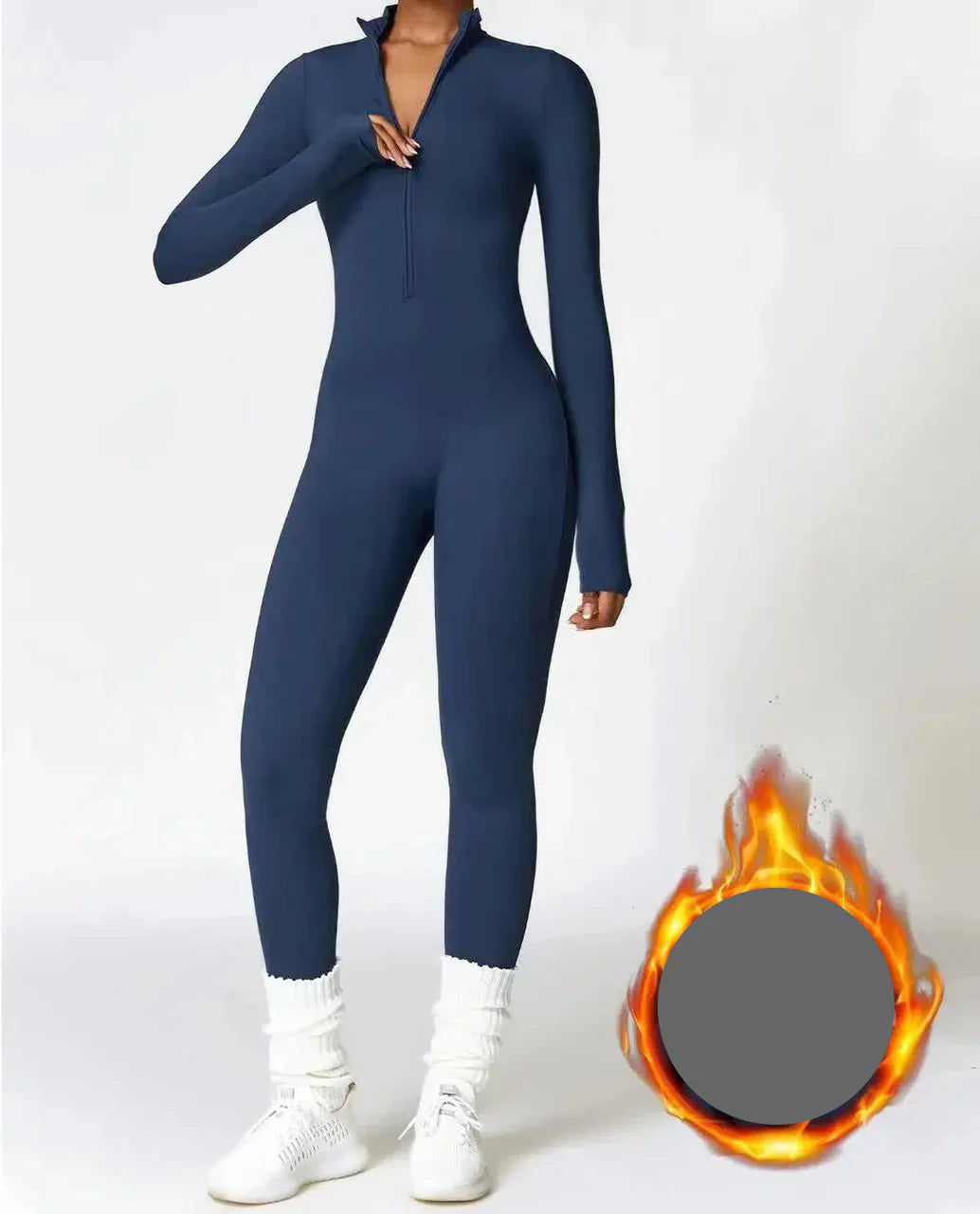 Winter Workout Wear Cozy Jumpsuit