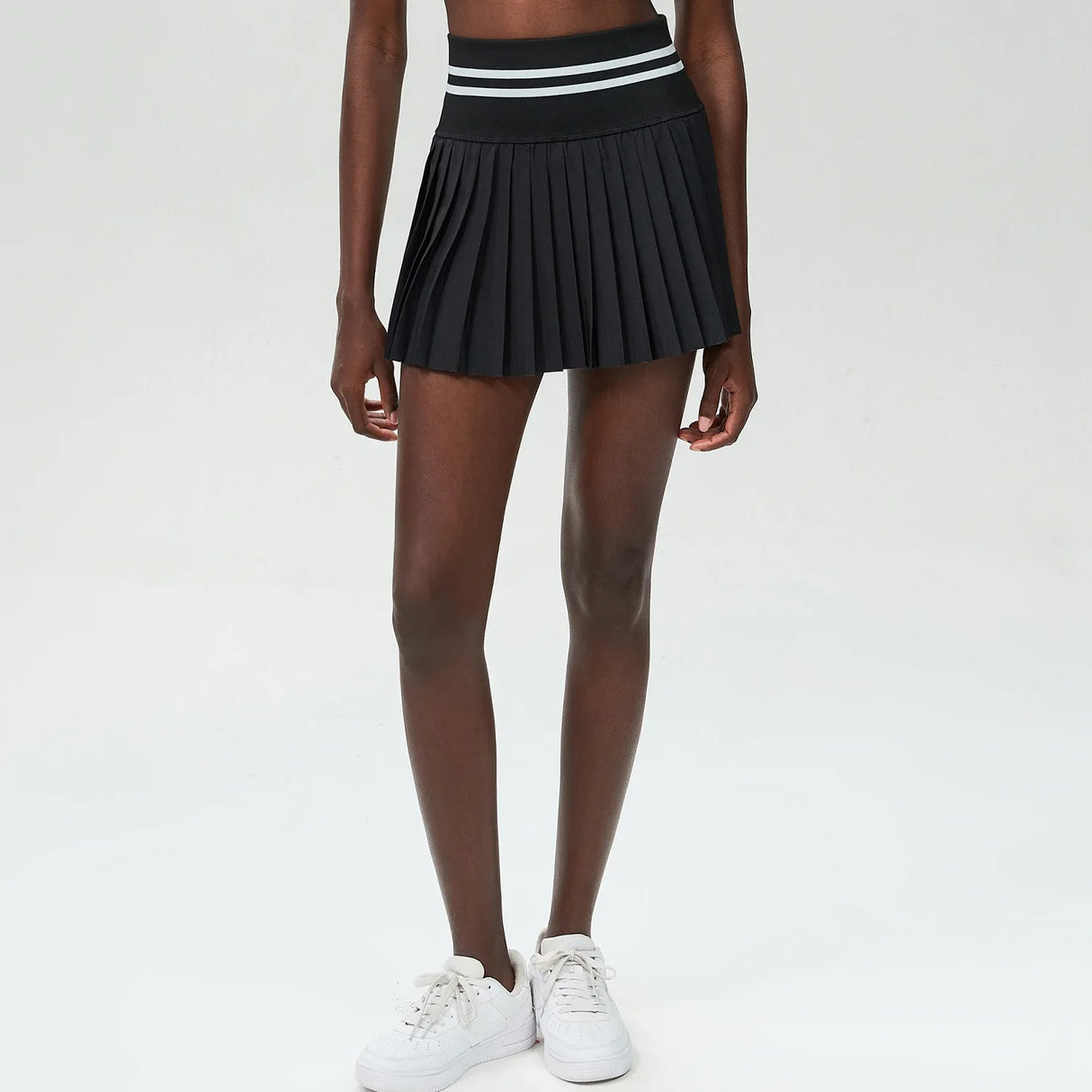 Women's Summer Sports Skort High Waisted Pleated 2 in 1