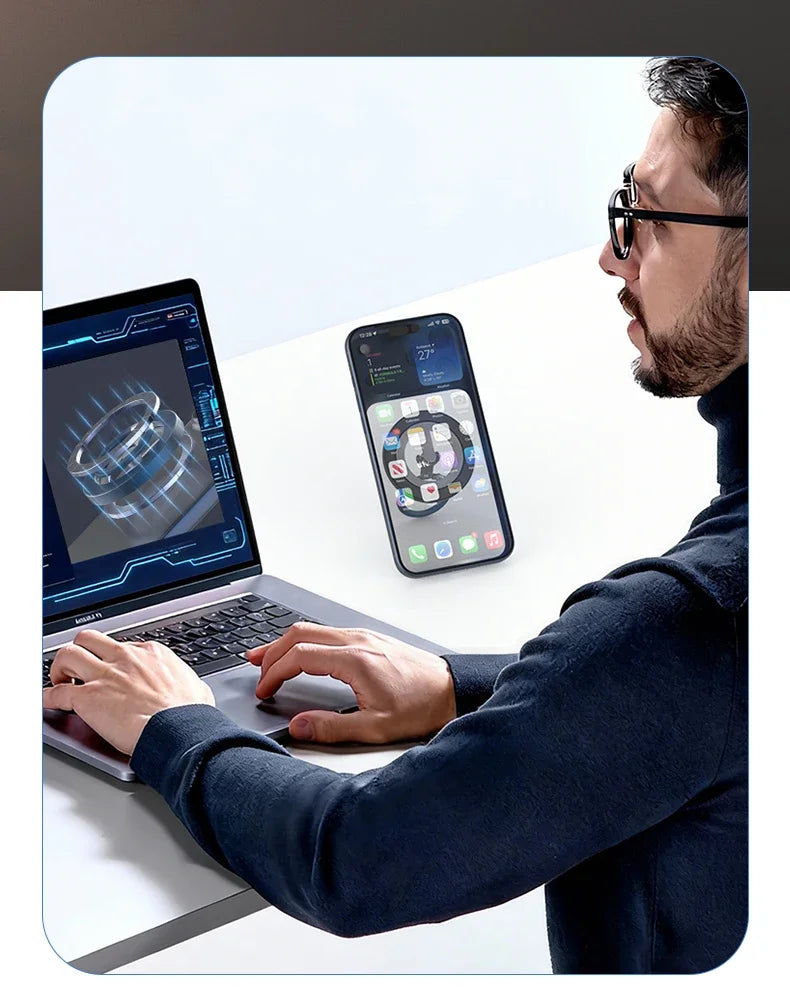2026 New Double Sided Magnetic Phone Stand For MagSafe - Strong Magnet, Folding Holder For IPhone Android Accesories phone holder phone holder car iphone accessories phone stand
