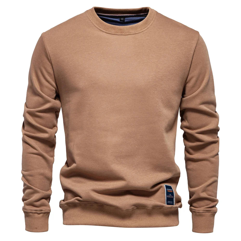 Men's Cotton Blend Crewneck Sweatshirt Casual and Comfortable