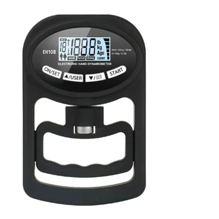 Precision Hand Grip Tester 265lbs 120kg USB LCD