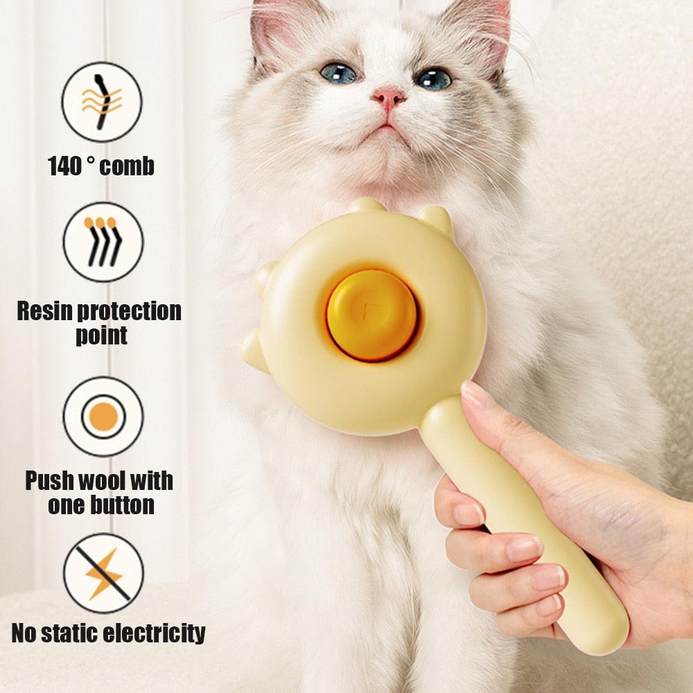 Cat Comb Massage Pet Magic Combs Hair Removal Cat and Dog Universal Needle Brush Pets Grooming Cleaning Remove Supply Care Set Pet Hair Cleaner Brush for Dogs Long or Short Hair Cats Pet Massage Brushes (Copy)