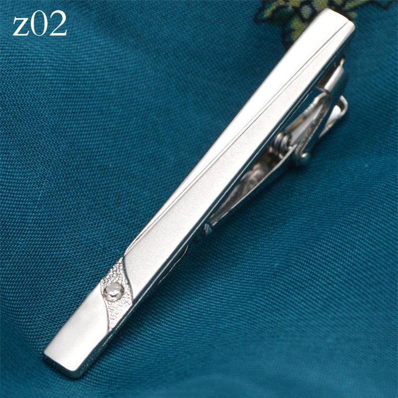 New Metal Silver Color Tie Clip For Men Wedding Necktie Tie Clasp Clip Tie Clips for Men Tie Bar Clip Regular Ties Necktie Wedding Business Tie Pin Clips Gentleman Ties Bar Elegant Men's Accessories