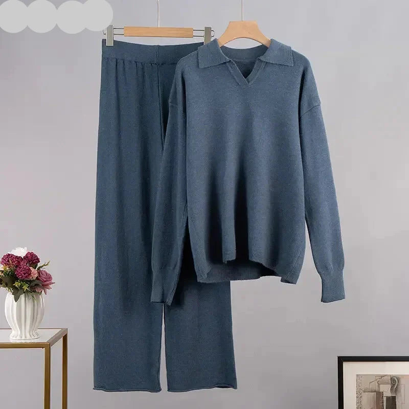 Warm and Chic Soft Knitted Outfit