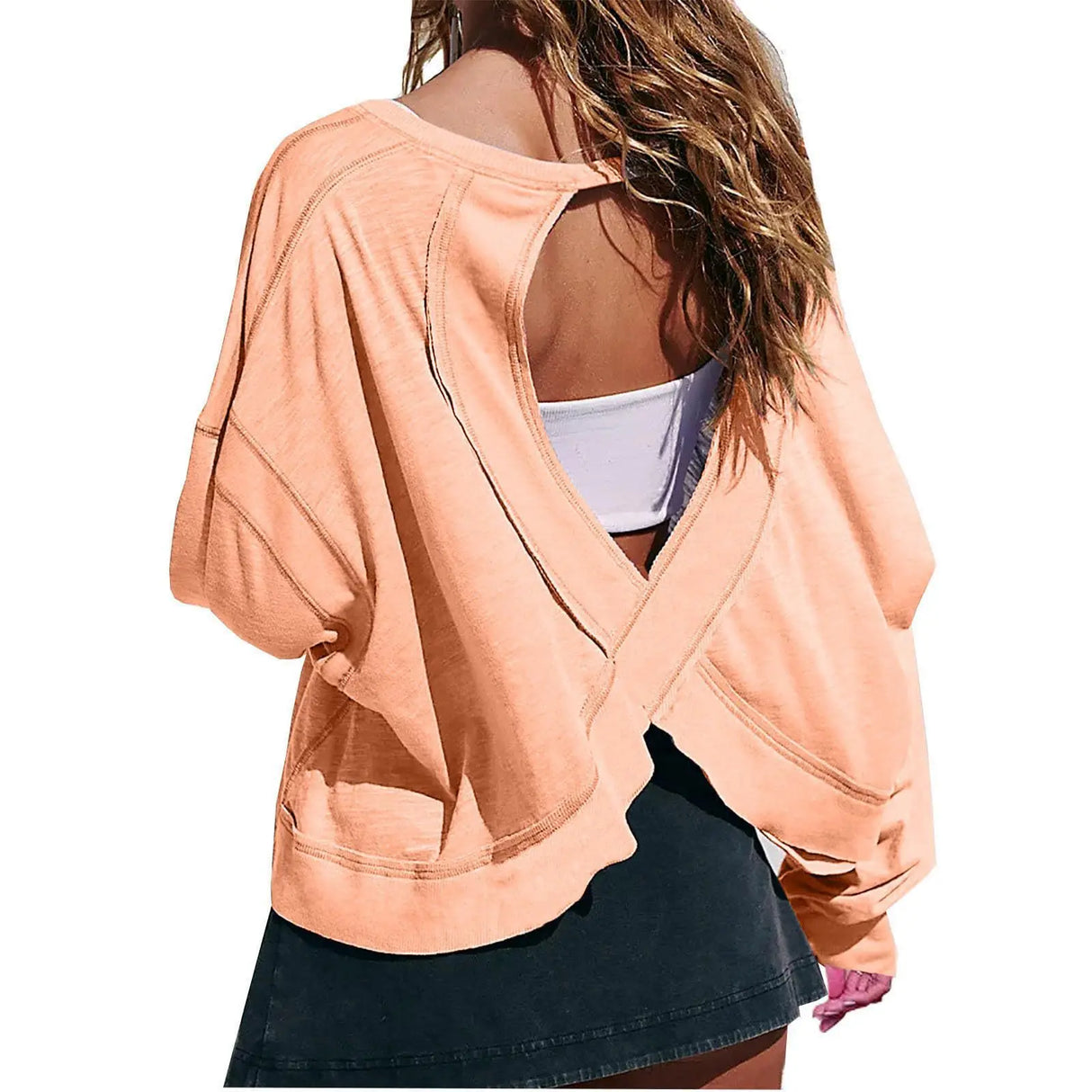 Women's Loose Long Sleeve T Shirt Casual Comfortable Blouse